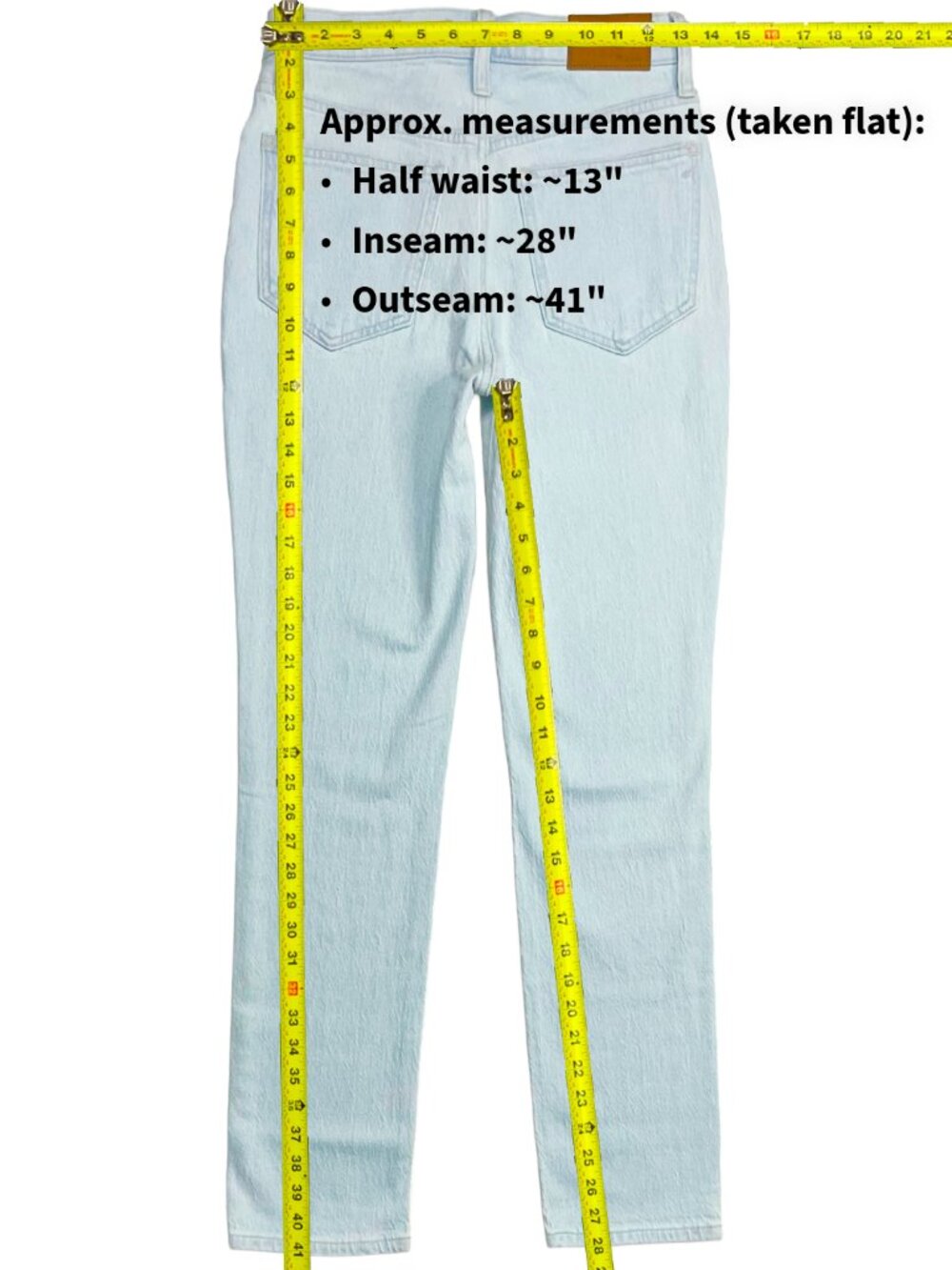 Madewell The Perfect Vintage Jeans High Rise Light Wash Size 25 NWT - Picture 5 of 10